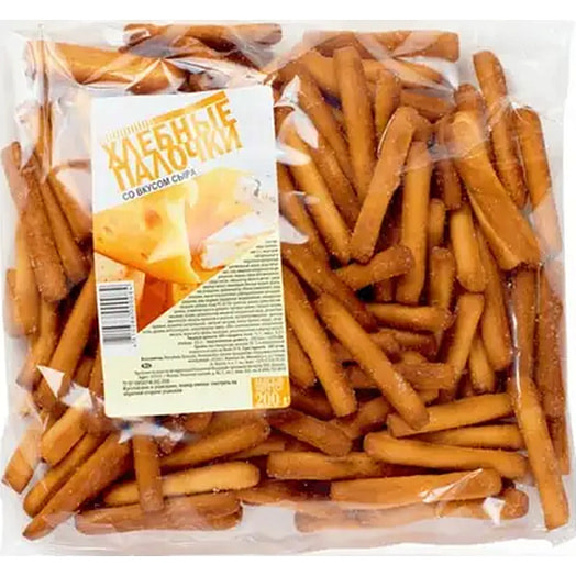 Хлебные палочки 200г со вкусом сыра Беларусь