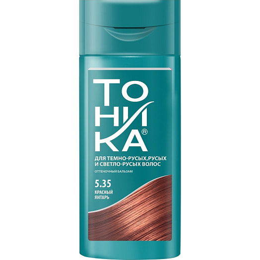 Оттеночный бальзам Тоника 150мл 5.35 Красный янтарь Россия