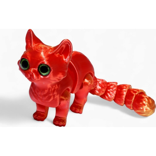 3Д-Печатная игрушка Котик 15*4*6см (микс) арт.10896726 Китай