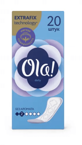 Прокладки гигиен Ola! Daily 20шт Hygiene Kinetics Россия