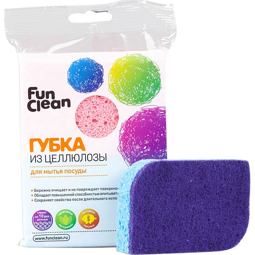 Губки для посуды HOME CRAFT гладкие Лист Россия