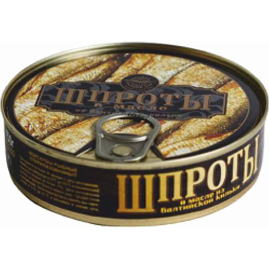 Шпроты в масле 160г ж/б ключ Россия