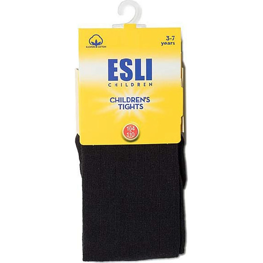 Колготки детские ESLI р.104-110 (16), 000 черный арт.19С-188СПЕ СООО Конте Спа Беларусь Esli