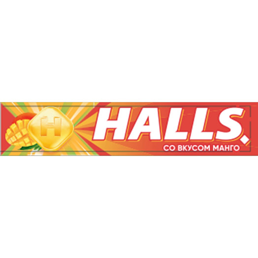 Карамель леденцовая HALLS Манго Россия Halls