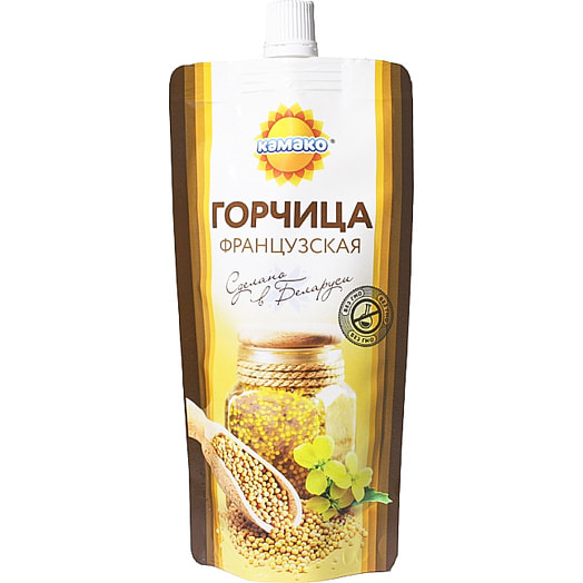 Горчица Французская 180г дой-пак камако Беларусь