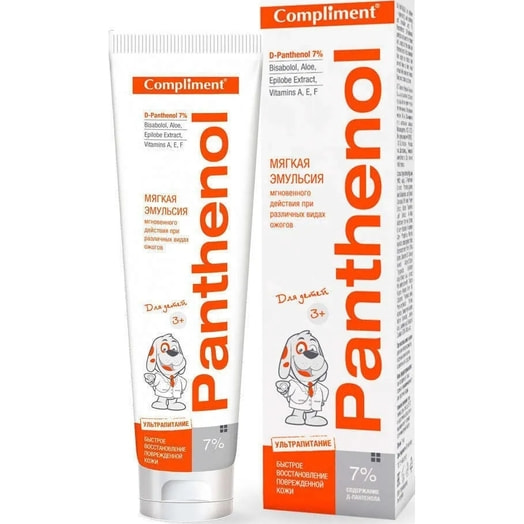 Мягкая эмульсия для детей 3+ Compliment Panthenol 75мл ООО Стелла ГК Тимекс Россия Compliment