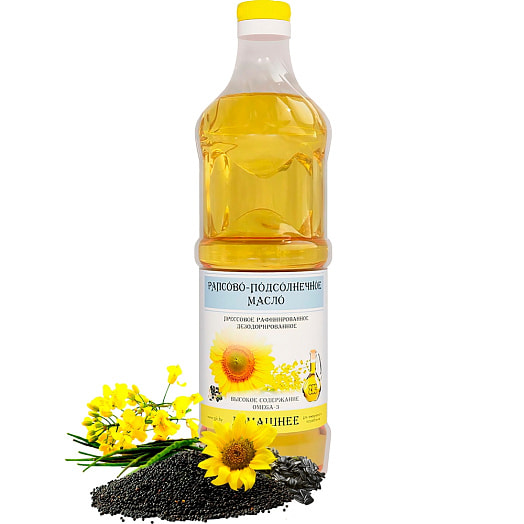 Масло рапсово-подсолнечное Домашнее раф/дез 950мл ОАО Гомельский ЖК Беларусь