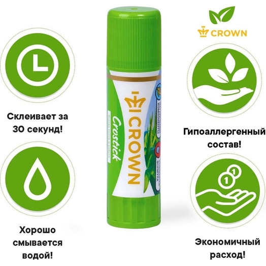 Клей-карандаш Crown Expert 8г арт.CG-080 Crown Корея