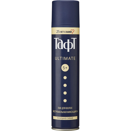 Лак Taft Три погоды 225мл ULTIMATE (эффект сияющего блеска) Россия