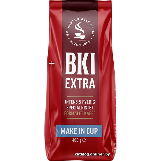 Кофе BKI Extra inccup 400г в/у молотый A.C.HAASE OSTHANDELSG Дания BKI