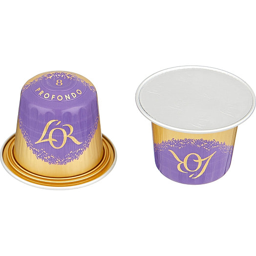 Кофе Lor Espresso Lungo Profondo 52г ПЭТ молотый в капсулах Якобс ДАУ Эгбертс Франция JDE