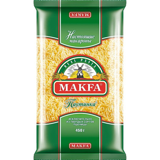 Макаронные изделия Макфа 400г вермишель Россия