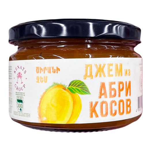 Джем из абрикосов 300г ст/б ООО Кенац Груп Армения