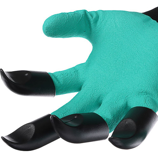 Перчатки садовые Inbloom нейлоновые с когтями р10, 24см арт.188-067 Китай