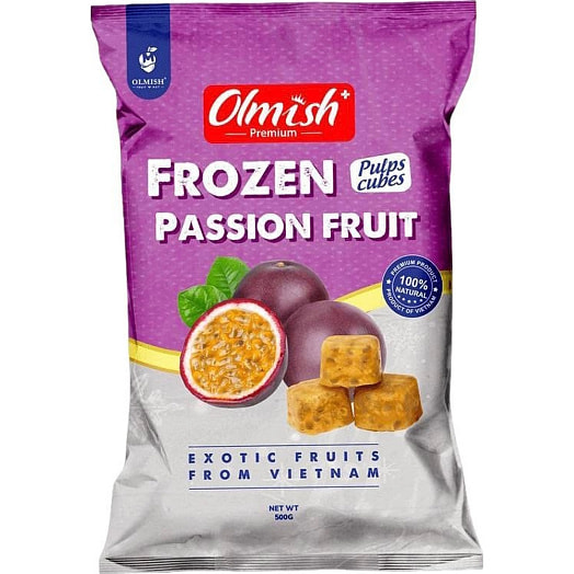 Маракуйя c семечкой (кубики) зам 500г Olmish Asia Food Company Limited Вьетнам Olmish