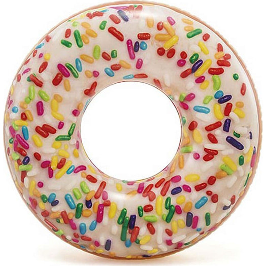 Большой надувной круг Пончик с посыпкой арт.56263NP УРАЛ ТОЙЗ ООО Китай