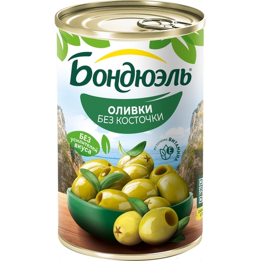Оливки зеленые Bonduelle 314мл без косточек Испания