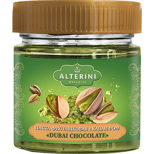 Паста Alterini фисташковая с кадаифом 200г ст/б Турция Alterini