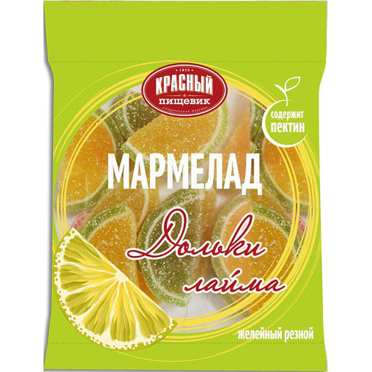 Мармелад Дольки лайма 210г Красный пищевик Беларусь