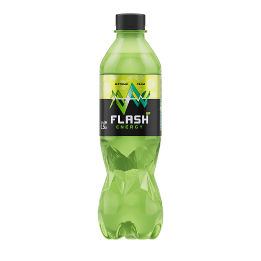 Напиток энергетический Flash up ultra energy lime mint 500мл ПЭТ ЗАО МЗБН Беларусь FLASH UP