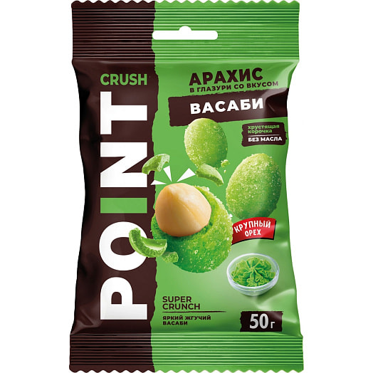 Арахис со вкусом васаби 50г Россия Crash Point