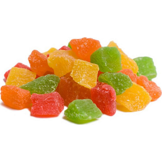 Ананас цукаты кубики микс Тайланд