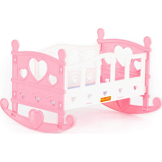 Кроватка-качалка сборная для кукол N2 7 элементов арт.62062 Беларусь