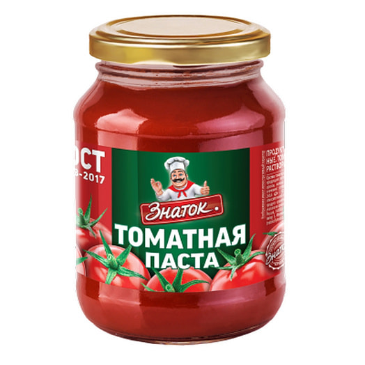 Томатная паста Знаток (ГОСТ) 500г ст/б Агропроект-Н ООО Россия Знаток