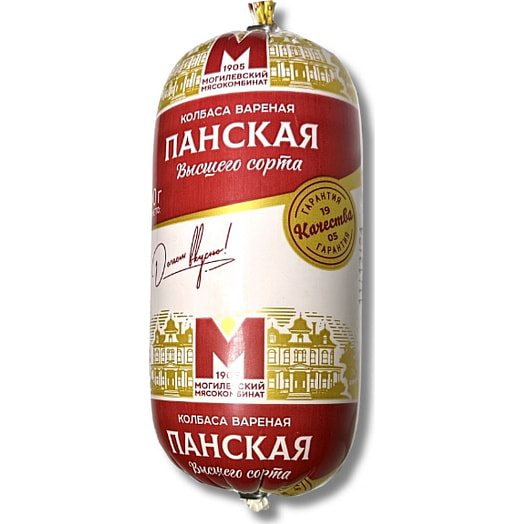 Колбаса Панская в/с вареная 600г ОАО Могилевский МК Беларусь