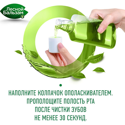 Ополаскиватель для полости рта 400мл природная свежесть Unilever Россия Лесной бальзам