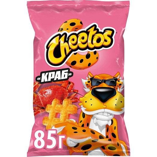 Кукурузные снеки 85г со вкусом краб ООО ПепсиКо Холдингс Россия Cheetos