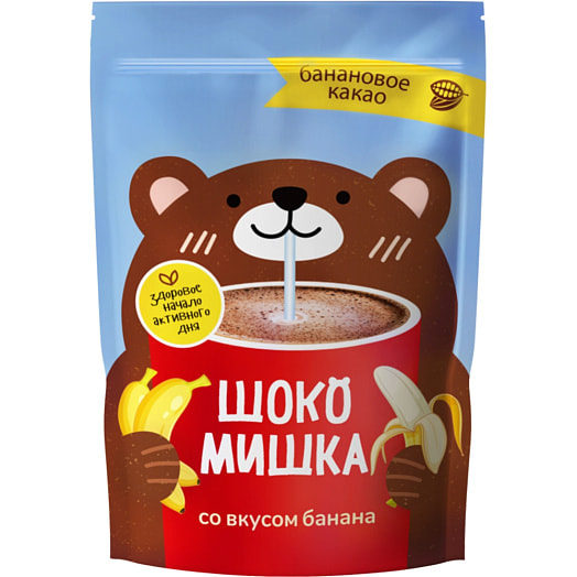 Напиток Шокомишка со вкусом банана 250г ООО АВД продакшен Беларусь