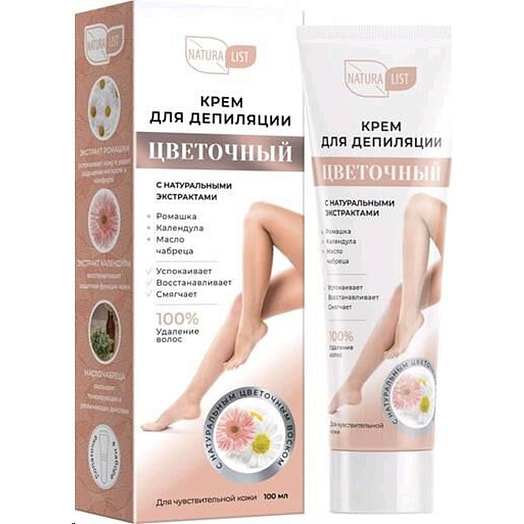 Крем для депиляции Naturalist Цветочный Россия