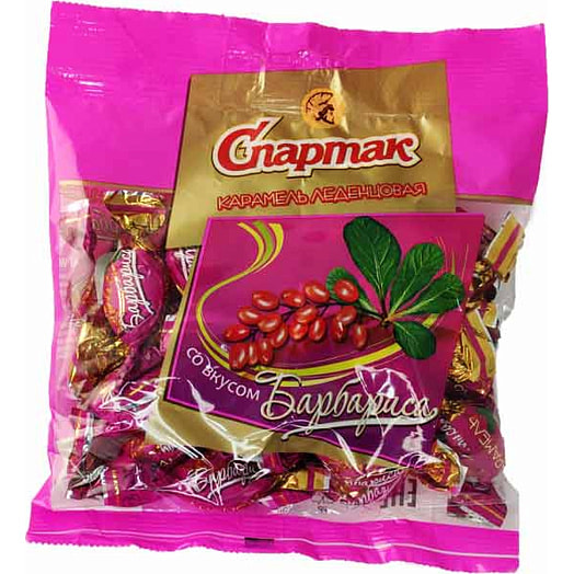 Карамель со вкусом барбариса 200г пл. Беларусь