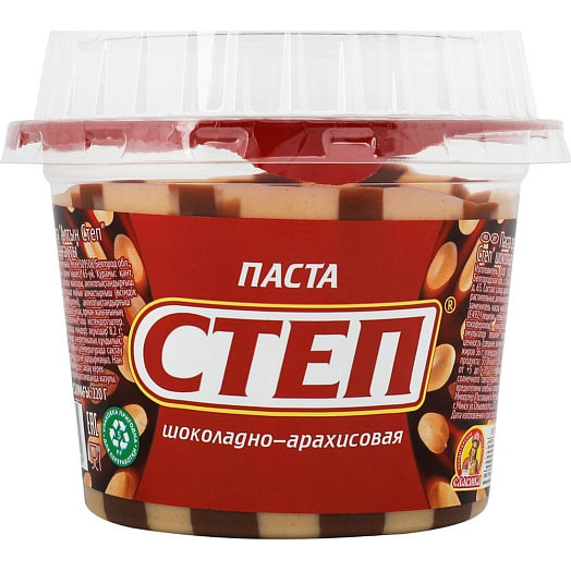 Паста десертная Степ арахисовая с какао 220г пл/ст Славянка КО ООО Россия