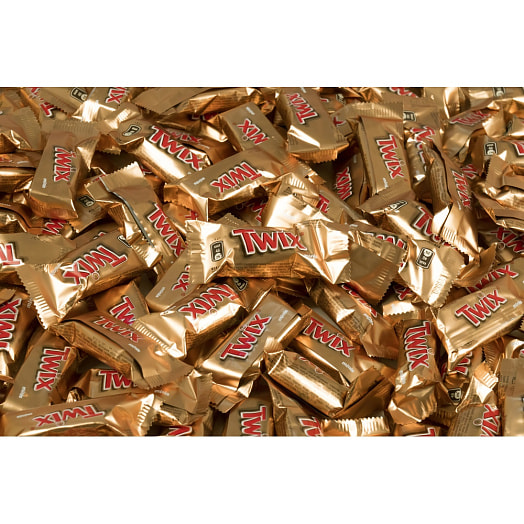 Печенье Twix minis с карамелью в молочном шоколаде Россия