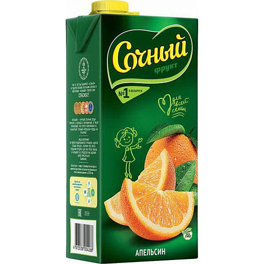 Нектар 1.95л тетра-пак апельсин Оазис Груп Беларусь Сочный