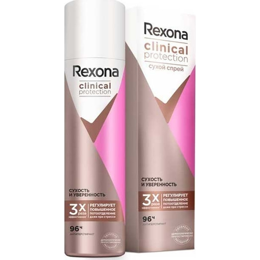 Дезодорант Rexona men Clinical Protection 150мл Сухость и уверенность Россия