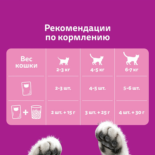 Корм Whiskas телятина, ягненок, овощи для взрослых кошек рагу 75г ООО Марс Россия Whiskas