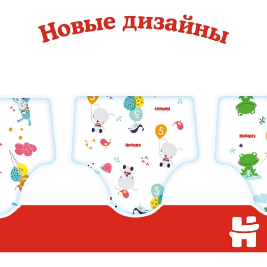 Детские подгузники Huggies Classic Mega 4 68шт (7-18кг) Россия