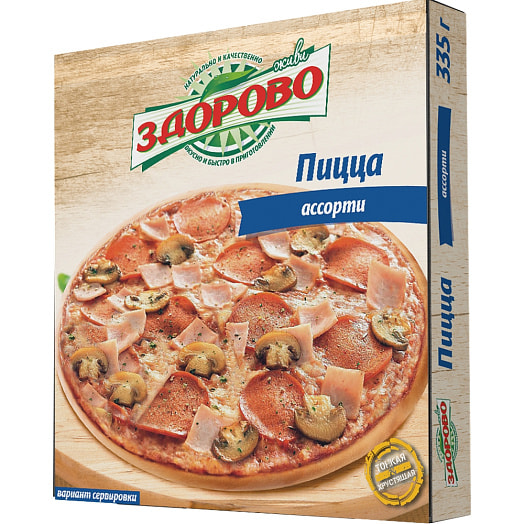 Пицца ассорти 335г зам. Морозко Россия Живи Здорово