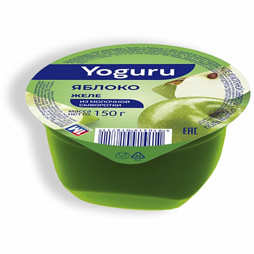 Желе 150г с ароматом яблока Беларусь YOGURU