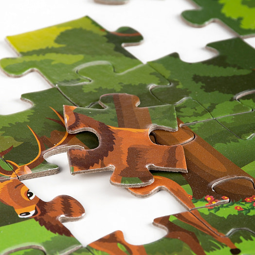 Пазлы 60 Животные арт.RI6002C ООО Желтый крокодил Беларусь DREAM MAKERS-BOARD GAMES