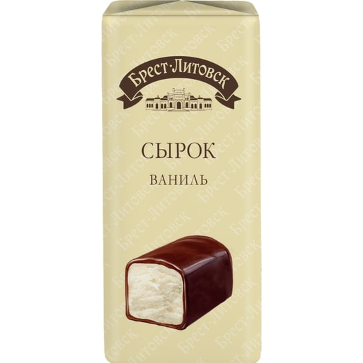 Сырок творожный глаз Брест-Литовск с ванилью 26% 45г ОАО Савушкин продукт Беларусь Савушкин продукт