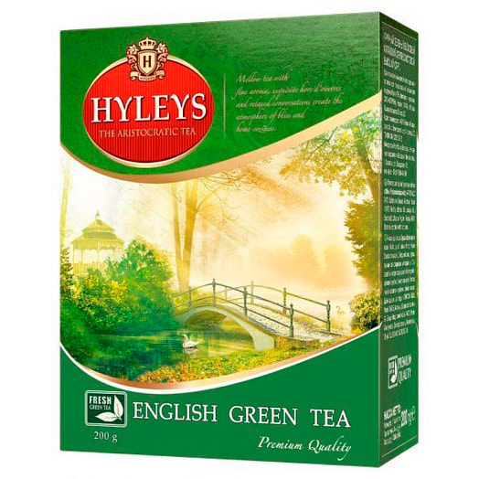 Чай Хэйлис Английский зеленый 200г (100пак*2гр) Шри-Ланка