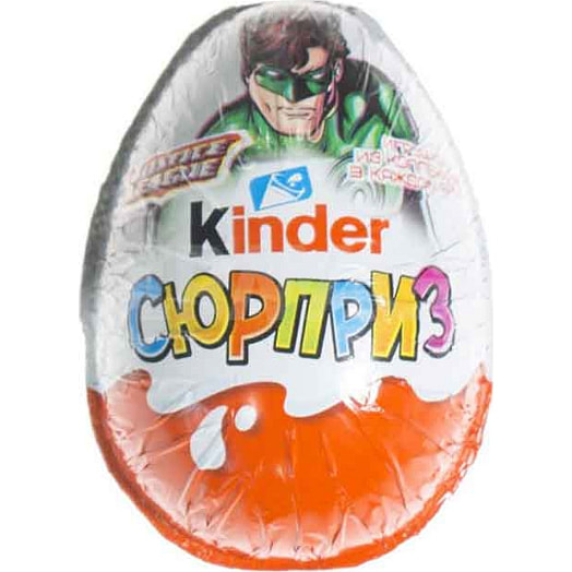 Шоколадное яйцо Kinder Surprise 20г Россия