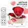 Мягкая игрушка В моем сердце только ты 11см (микс) арт.7306464 Китай