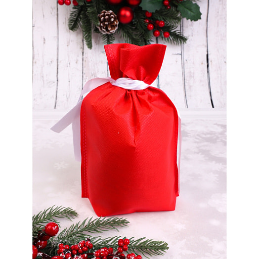 Мешочек С Новым Годом! красный 24*18*9см арт.НУ-1414 Китай