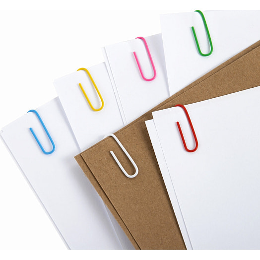 Скрепки Staff цветные 28мм 70шт арт.271708 Китай