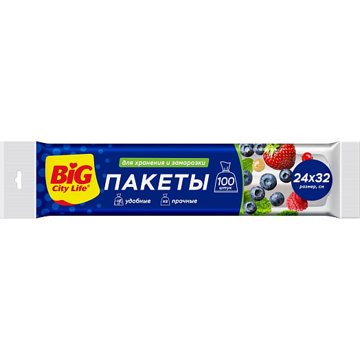 Пакеты для хранения 100шт Импэкс Россия Big City Life